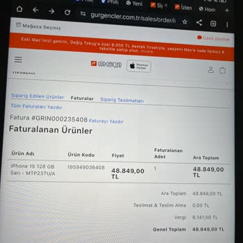 Sıfır Diye Satılan İphone 15'te Çizik Ve Değişim Yapılmıyor