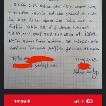 Abonman Ücreti İadesinde Sürekli Oyalama Ve Mağduriyet