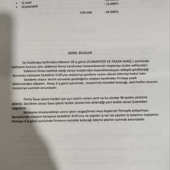 Aldığı Parayı İade Etmeyen Ve İşi Teslim Etmeyen Firma Mağduriyeti