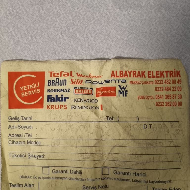 Tefal Ütü Sapı İçin 80 Gün Parça Beklemek Mağduriyet Yaratıyor