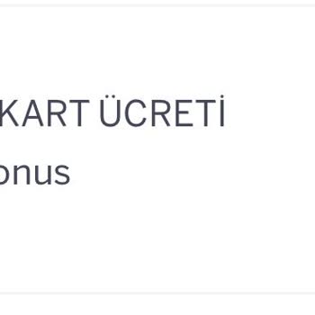Haksız Alınan Kredi Kartı Ücretimin İadesini Talep Ediyorum