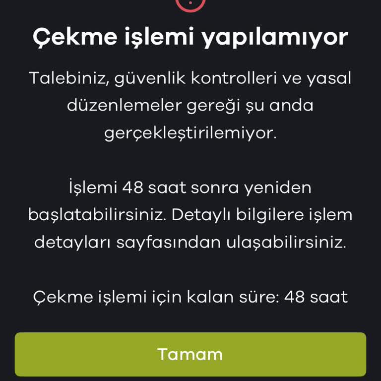 Kimlik Doğrulamasına Rağmen Para Transferi Engeli