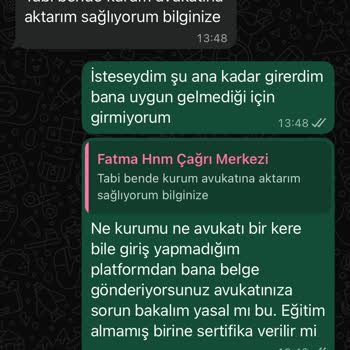 Eğitime Katılmadan Sertifika Göndermeleri Ve Sonrası Yaşadıklarım