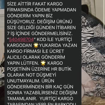 Değişim Sonrası İlgisizlik Ve Elbisemin Gönderilmemesi