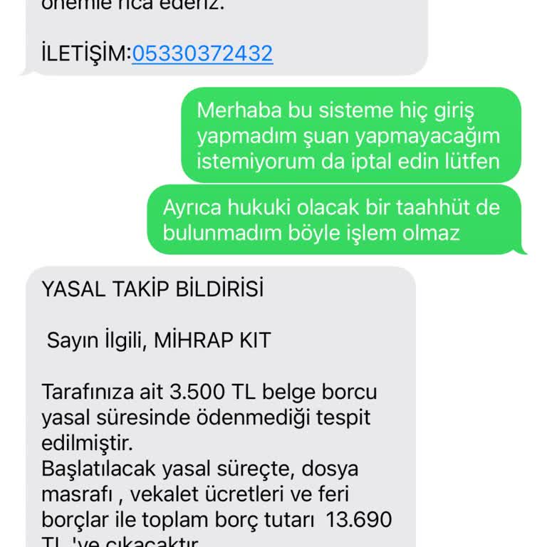 Onayım Olmadan Borç Ve Hukuki İşlem Tehdidi
