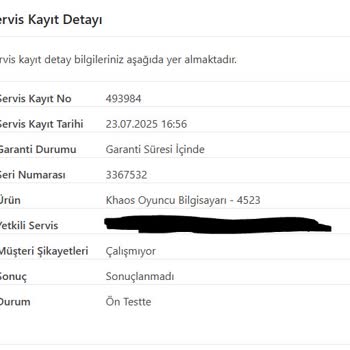 İncehesap Satın Aldığım Bilgisayarın Ses Arızası Bir Haftadır Çözülemedi