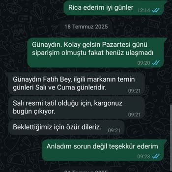 Sipariş İptali Sonrası Para İadesi Yapılmadı, İletişime Geçilmiyor