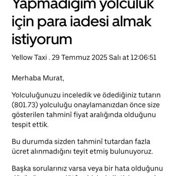Uber Tahmini Fiyat Uygulamasıyla Fazla Ücret Alındı