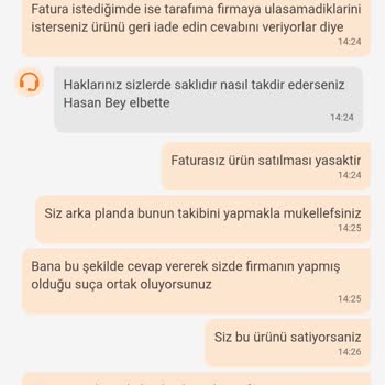 Faturasız Ürün Teslimatı Ve Çözüm Eksikliği