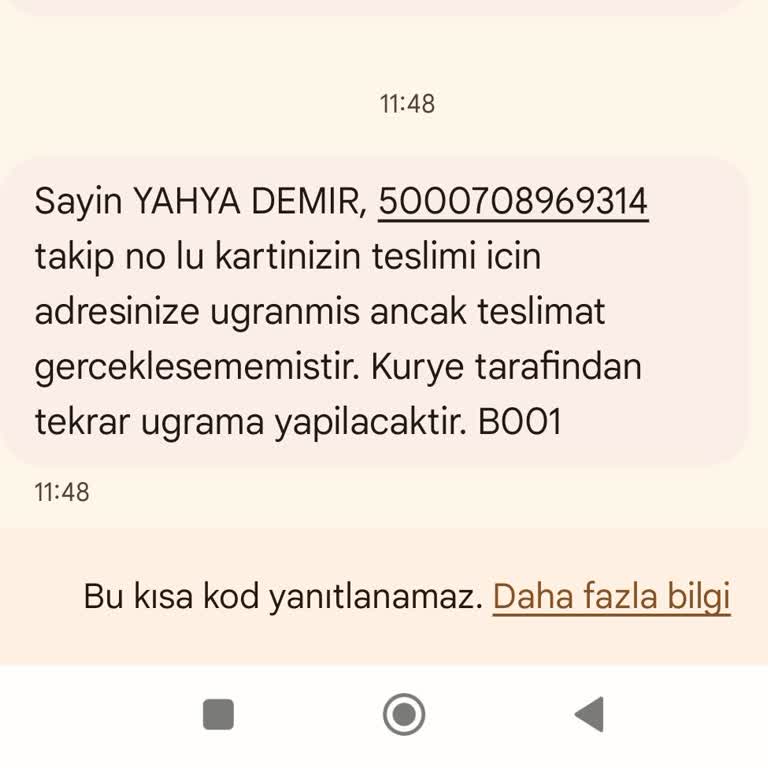 Kurye Teslimatında Bilgilendirme Ve Ulaşılamama Sorunu