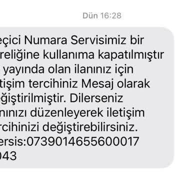 Satın Aldığım Hizmette Geçici Numara Özelliği Kapatıldı, Mağdur Edildim