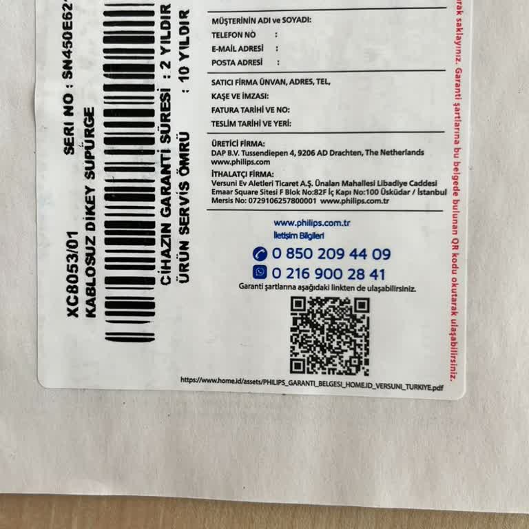 Philips Kablosuz Süpürge Boru Bağlantı Noktası Kırıldı, Ücretsiz Değişim Talebi