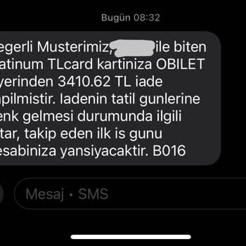 Rötarlı Uçuşta Kesintisiz İade Hakkımız Olmasına Rağmen Ücret Kesintisi Yapıldı