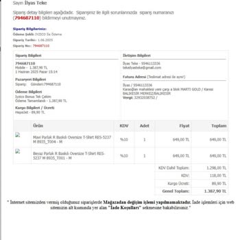 Aras Kargo Kaybolan İade Ve İlgisiz Müşteri Hizmetleri Mağduriyeti