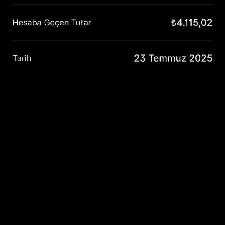 Satış Sonrası Para Kayboldu Destekten Çekiniyorum