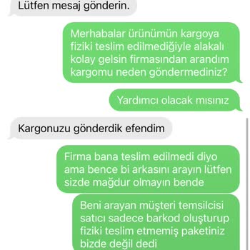 Klimam Teslim Edilmedi Kargo Ve Satıcıdan Net Bilgi Alamıyorum Mağdurum