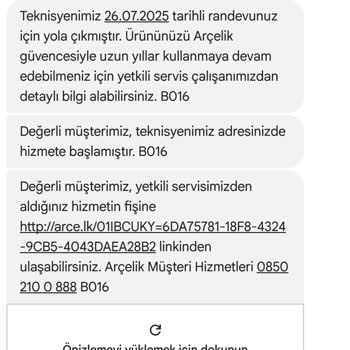 Arçelik Klima Montajı Sonrası Süreçte Yaşanan Sorunlar Ve Yetersiz Servis Hizmeti