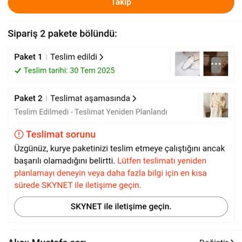 Skynet Worldwide Express İle Teslimat Sorunu Ve İletişimsizlik Mağduriyeti
