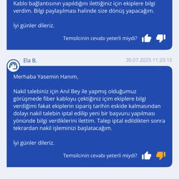 TurkNet Nakil Sürecinde Yaşanan Belirsizlik Ve İletişim Eksikliği