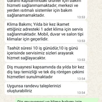 Ek Hizmetlerden Yararlanamama ve İlgisizlik Şikayeti