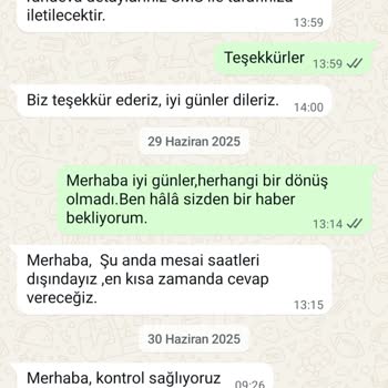Ek Hizmetlerden Yararlanamama ve İlgisizlik Şikayeti