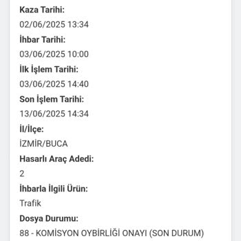 47 Gündür Sonuçlanmayan Hasar Dosyası Mağduriyeti