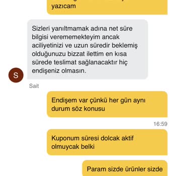 İptal Edilen Siparişin İadesi Ve Kupon Sorunu Çözülmedi