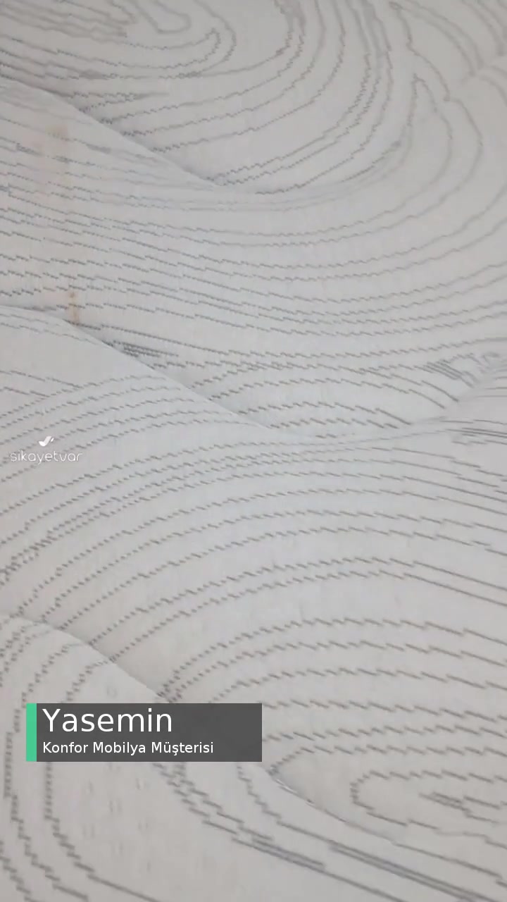 Konfor Mobilya 50 Gündür Beklediğim Yatak Lekeli Ve Bozuk videonun kapak resmi