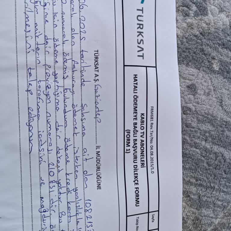 Yanlış Abone Numarasına Yapılan Ödemenin İadesi Yapılmıyor