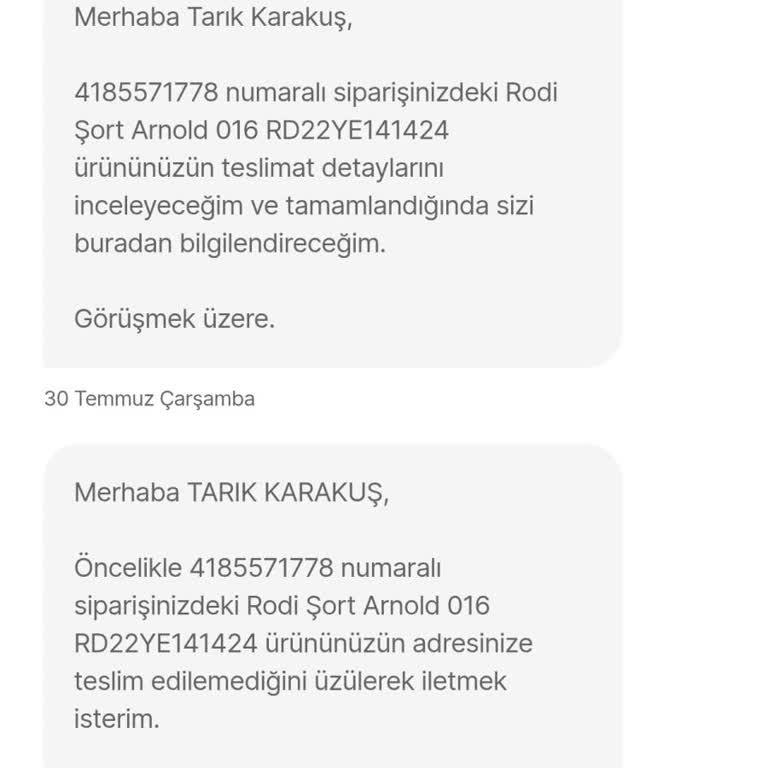 Hepsiburada Siparişim Teslim Edilmeden İade Edildi, Müşteri Hizmetleri Sorunu Çözemedi