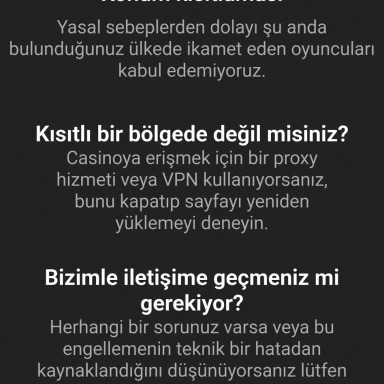 Casibom Platformunda Konum Kısıtlaması Nedeniyle Hesabıma Ve Bakiyeme Erişemiyorum
