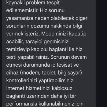 Bağlantı Sorunu Ve Ulaşılamayan Müşteri Hizmeti