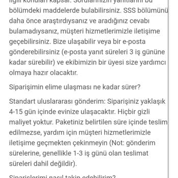 Siparişin Teslim Edilmemesi Ve İade Talebine Yanıt Alınamaması