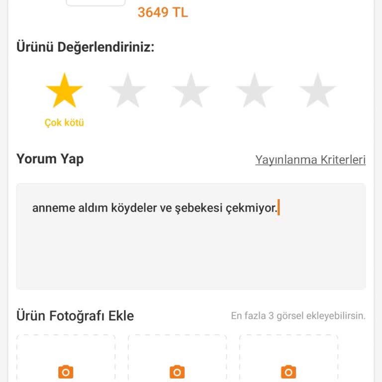 Reeder S19 Max Köyde Şebeke Sorunu, İade Kabul Edilmiyor Mağdur Olduk