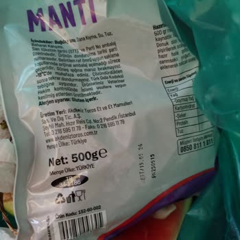 Akdeniz Toros Mantı Paketinden Çıkan Sinek Güvenimi Sarstı