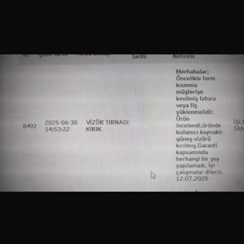 Garanti Sürecindeki İlgisizlik Ve Uzayan Onarım Nedeniyle Büyük Hayal Kırıklığı