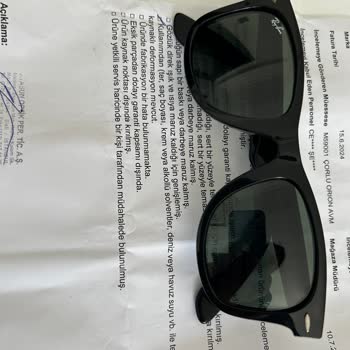 Rayban Gözlükte Paslanma Ve Garanti Kapsamı Mağduriyeti