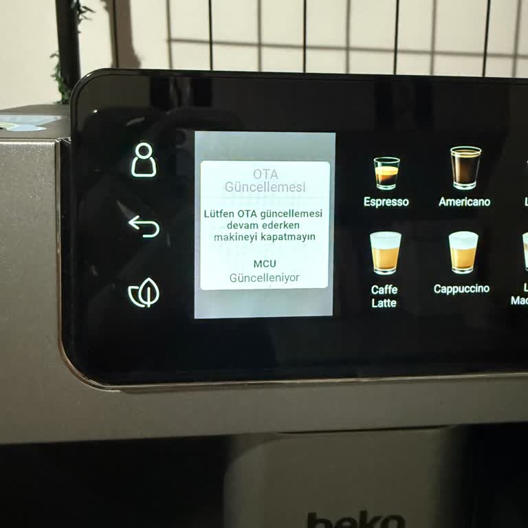 Kahve Makinesi Yazılım Güncellemesi Sorunu Ve Çözüm Talebi