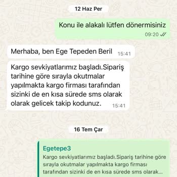 Siparişimiz Teslim Edilmedi Firma Yanıt Vermiyor