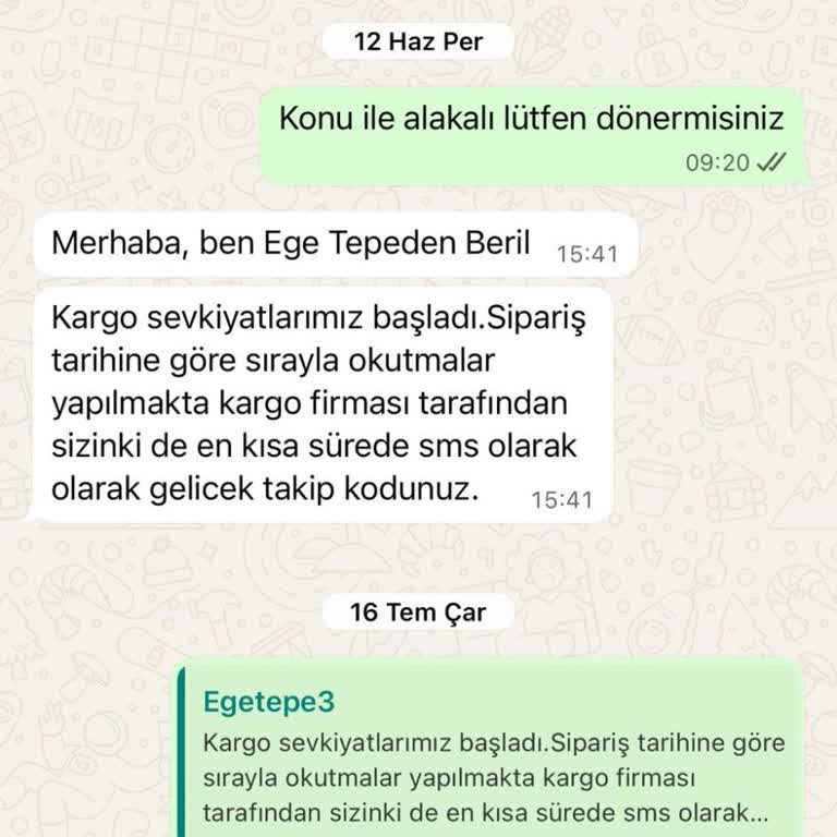 Siparişimiz Teslim Edilmedi Firma Yanıt Vermiyor