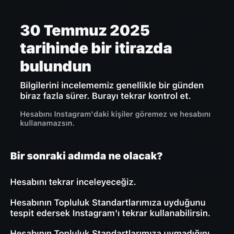 Instagram Hesabım Gerekçesiz İncelemeye Alındı, Erişimim Engellendi