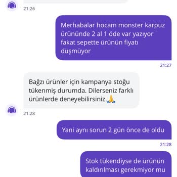 Canlı Destekte Sürekli Çözüm Sunulmaması Ve Kampanya Sorunu