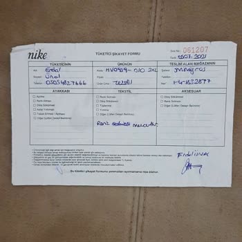 Kısa Sürede Solan Nike Eşofman Altı Ve Reddedilen İade Talebi