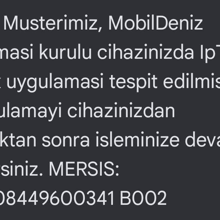 MobilDeniz Uygulamasında IPTV Uygulaması Nedeniyle Yaşanan Erişim Sorunu Çözülemiyor