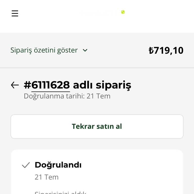 Tenisfit'ten Sipariş Sonrası İletişimsizlik Ve Kargo Belirsizliği