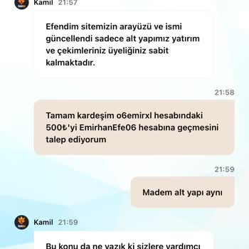 Hesabım Kapatıldı, Bakiyem Ve Bilgilerim Aktarıldı