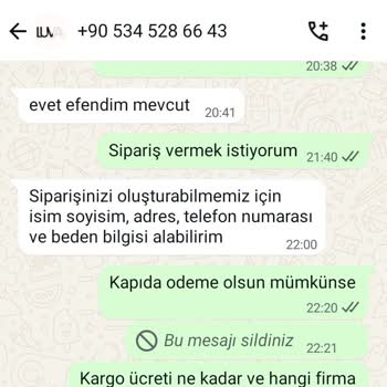 Luva Giyim'den Sipariş Sonrası Ürün Gönderilmedi, İletişim Kurulamıyor