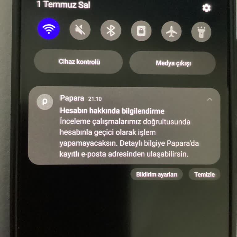 Papara Hesabımda Uzun Süredir Devam Eden İnceleme Ve Kullanılamayan Bakiye Sorunu
