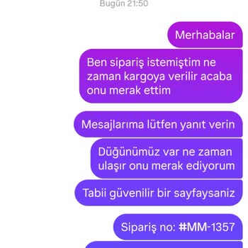 Siparişime Dönüş Yapılmıyor, Elbisem Nerede?