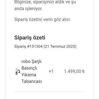 Eksik Parça Ve İletişim Sorunu: Robo Türkiye'den Aldığım Üründe Hayal Kırıklığı